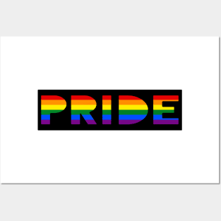 Pride (black) Posters and Art